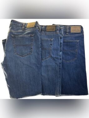 Denver Hayes Mens Slim Fit Jeans Bundle Lot of 3 36x30 Stretch Denim EUC